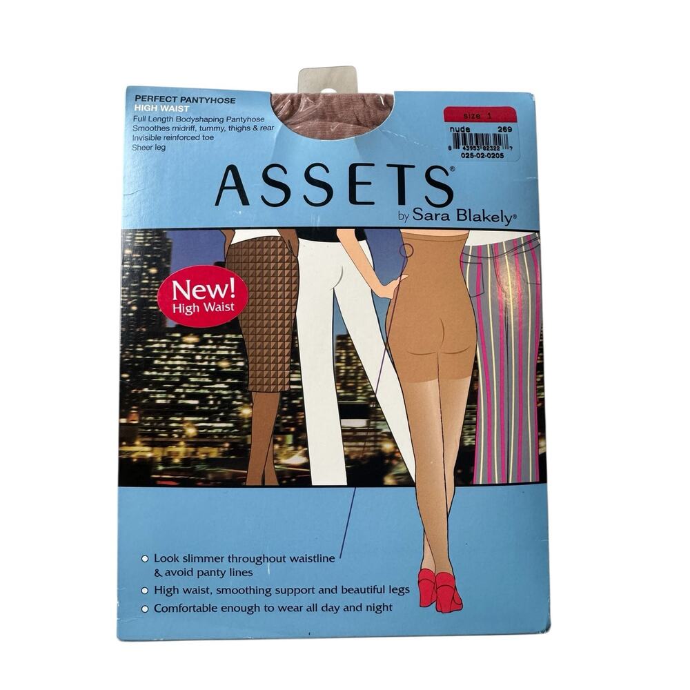 SPANX ASSETS *New* Perfect Pantyhose High Waist Panty Nude Size 1 Full Length